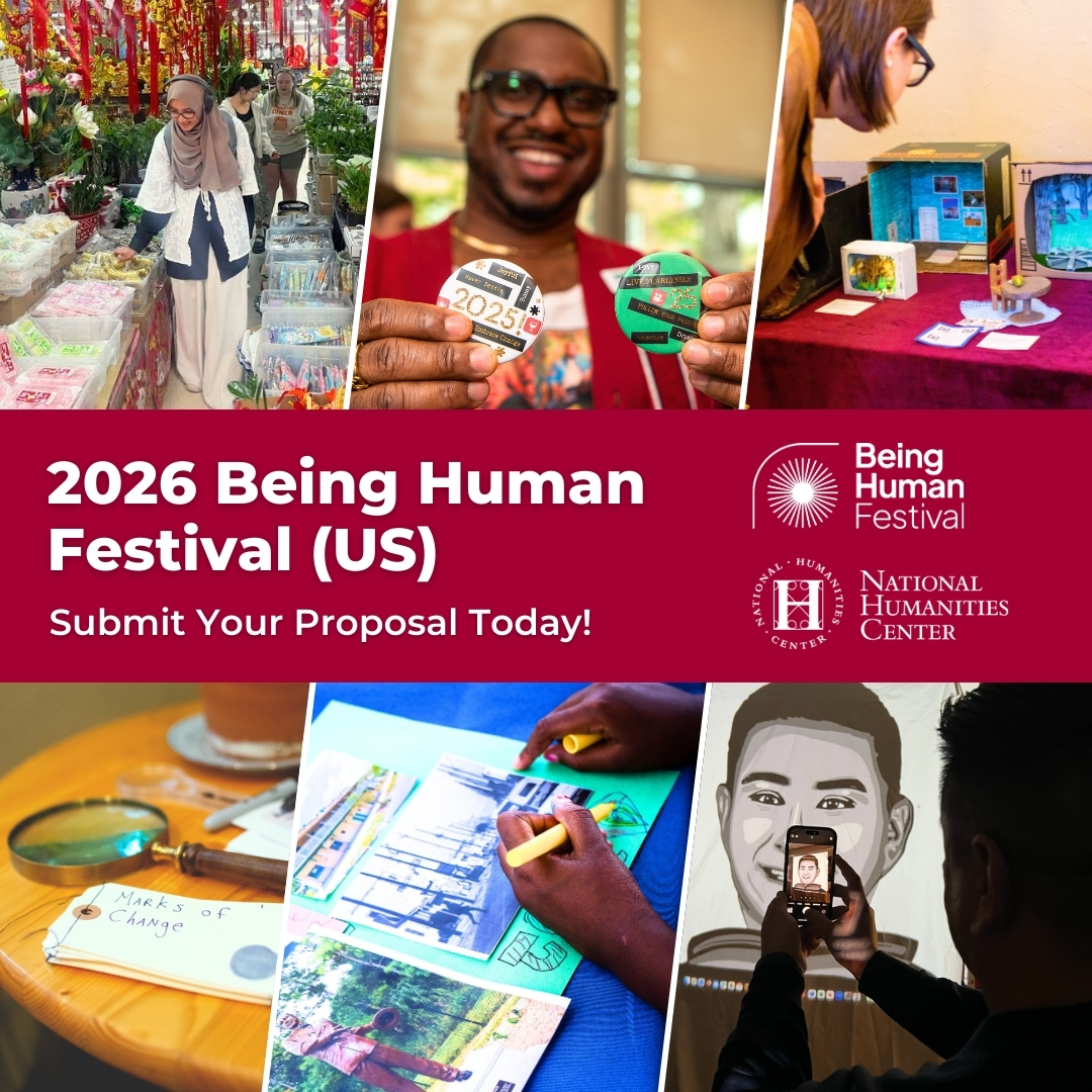 Being Human Festival (US) Request for Proposals Graphic